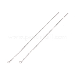 Boucle d'oreille à tige en acier inoxydable 304 anti-ternissement&nbsp;LS-STAS-E161-06P