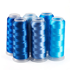 6 rouleau de fil de velours 6 couleurs&nbsp;AJEW-TA0002-70B