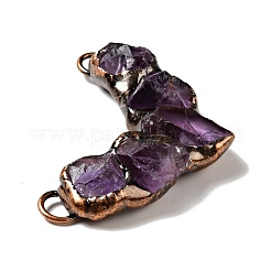 Pepitas de amatista natural grandes colgantes&nbsp;G-D468-43R-02