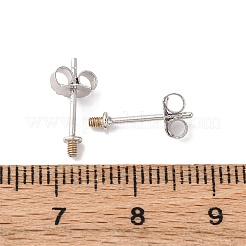 925 aretes de plata foenituras de plata esterlina&nbsp;STER-L064-10P