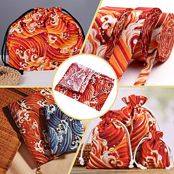 Baumwollstoff im japanischen Stil&nbsp;DIY-WH0589-004B-04