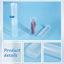 2 custodia estensibile per pennelli in plastica&nbsp;AJEW-GF0013-23