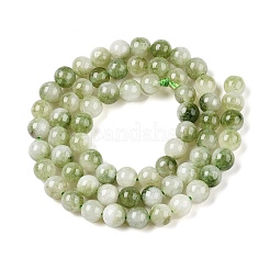 Chapelets de perles en jade blanc naturel teinté&nbsp;X-G-T138-6mm-210-24