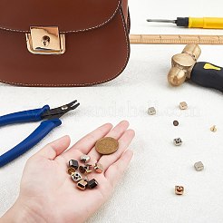 18 Satz 3 Farben Zinklegierung Tasche dekorieren Brads&nbsp;PALLOY-CA0001-86