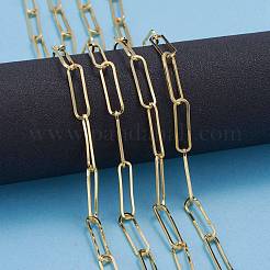 Chaînes trombones en laiton soudé&nbsp;CHC-G005-12G