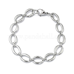 Gliederkettenarmbänder aus 304 Edelstahl für Damen&nbsp;BJEW-B169-04A-P