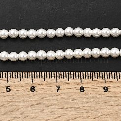 Galvanisierte Muschelperlenstränge&nbsp;BSHE-K017-4mm