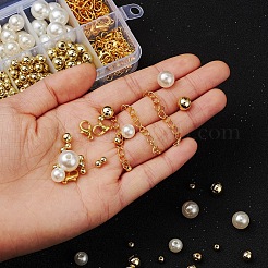 Bausatz für Schmuckset aus runden Perlen zum Selbermachen&nbsp;DIY-YW0004-45G
