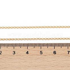 Langlebige plattierte Messingkettenketten&nbsp;NJEW-K112-10G-NF