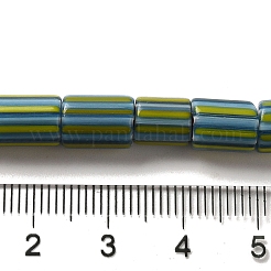 Handgemachte nepalesische Bunte Malereiperlen&nbsp;LAMP-B023-07A-08