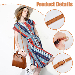 Bandoulière de sac en chaîne en cuir&nbsp;FIND-WH0093-10B