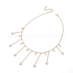 Collane di perle conchiglia&nbsp;NJEW-TA00186