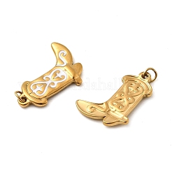 Pendentifs en acier inoxydable 304 émaillés&nbsp;STAS-B097-26G-05