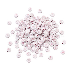 Perline acrilico placcato&nbsp;PACR-CW0001-02B