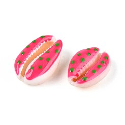 Cuentas de concha de cowrie natural&nbsp;SSHEL-N034-35-06