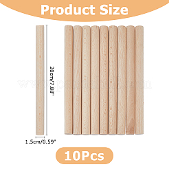 Bâtonnets en bois&nbsp;WOOD-WH0125-11K