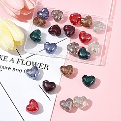 21pcs 7 Farben transparente Acrylperlen&nbsp;OACR-FS0001-94