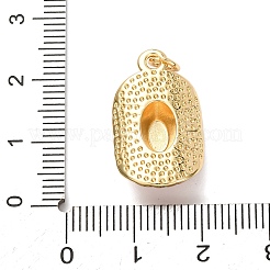 Colgantes de esmalte de latón&nbsp;KK-K408-66G-03