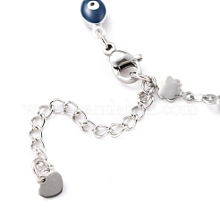 Bracciali a catena in acciaio inossidabile 304&nbsp;BJEW-P267-P