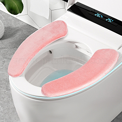 Cuscino per sedile WC autoadesivo in poliestere&nbsp;AJEW-CN0007-82