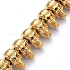 Bracciali a maglie in acciaio inossidabile 304&nbsp;BJEW-L631-16G