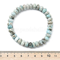 Stretcharmbänder aus natürlichen Larimarperlen für Damen und Herren&nbsp;BJEW-JB14033