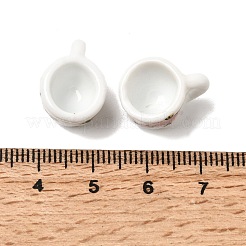 Colgantes de taza de porcelana con estampado floral 3d&nbsp;PORC-P036-01B