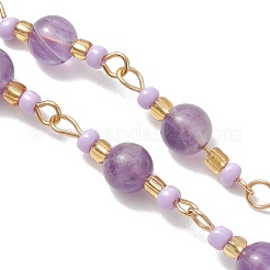 Herstellung von Gliederkettenarmbändern aus synthetischem Türkis&nbsp;AJEW-MZ00009