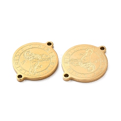 Placcatura ionica (ip) 304 connettori in acciaio inossidabile charms&nbsp;STAS-C074-11G-07