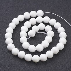 Natur Mashan Jade runde Perlen Stränge&nbsp;G-D263-10mm-XS01
