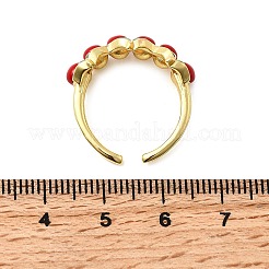 Messing verstellbare Manschette Ringe&nbsp;RJEW-C143-01B-G