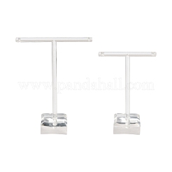 T bar organischem Glas Ohrring Display-Ständer&nbsp;EDIS-G001-01
