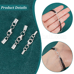 6 Stück Karabinerverschlüsse aus Sterlingsilber&nbsp;FIND-AB00056