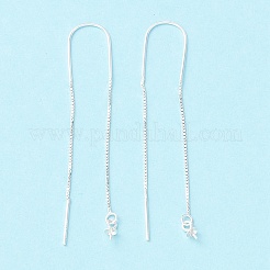 925 hilo de oreja de plata esterlina con ganchos para clavijas&nbsp;STER-P047-12S