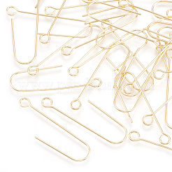 Ganci di orecchini in ottone&nbsp;X-KK-S348-099