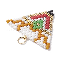 Handgemachtes Miyuki Delica Samenwebmuster&nbsp;PALLOY-MZ00172