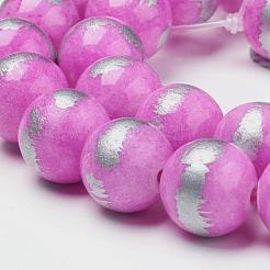 Abalorios de jade natural de mashan hebras&nbsp;G-G833-6mm-04