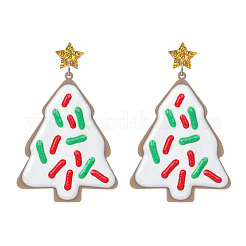 Weihnachtsbaum-Ohrstecker aus Acryl&nbsp;FS-WGE625B-01