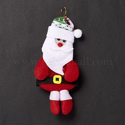 Décorations de pendentif de noël en tissu non tissé&nbsp;AJEW-P099-04