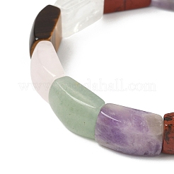 Stretch-Armbänder aus natürlichen gemischten Steinperlen für Damen und Herren&nbsp;BJEW-C097-02A-16