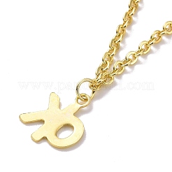 Bracciale in acciaio inossidabile 201 con elefante&nbsp;BJEW-C019-29G