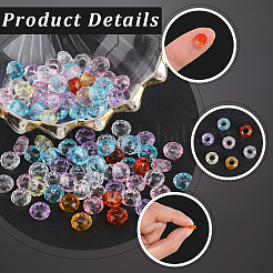 120 pièce de perles de verre de styles mixtes&nbsp;GLAA-PA0001-88