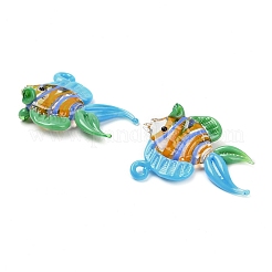 Manuelle Bunte Malerei Anhänger & Charms&nbsp;LAMP-A004-02J