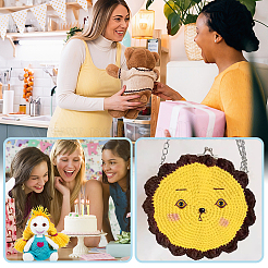 70 Stück 7 Farben Kunststoffaugen für Puppen&nbsp;FIND-PH0020-33