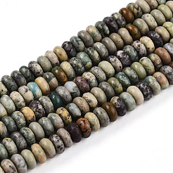Natürliche Aqua Terra Jaspis Perlen Stränge&nbsp;G-T140-83