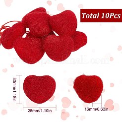 10 Stück Wollfilz-Cabochons&nbsp;AJEW-SC0001-48