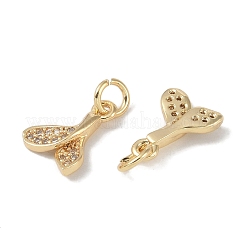 Pendentifs en laiton zircon cubique transparent&nbsp;KK-S367-11A