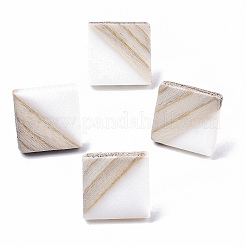 Pendientes de resina y madera&nbsp;EJEW-N017-005A