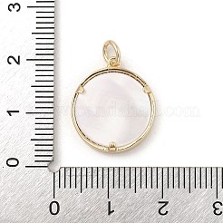 Colgantes de circonita cúbica con micropavé de latón para el día de la madre&nbsp;KK-A207-06G