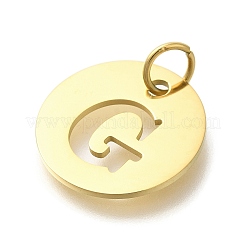 Placcatura ionica (ip) ciondoli in acciaio inossidabile 304&nbsp;STAS-M074-01G-G